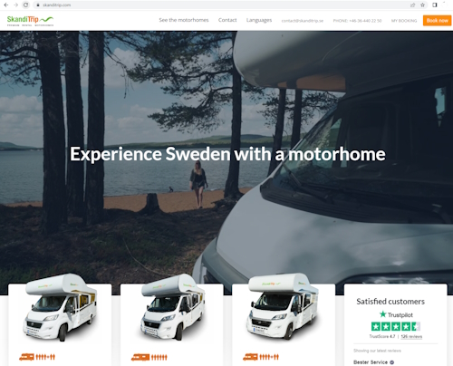 Skanditrip Motorhome rental in Sweden